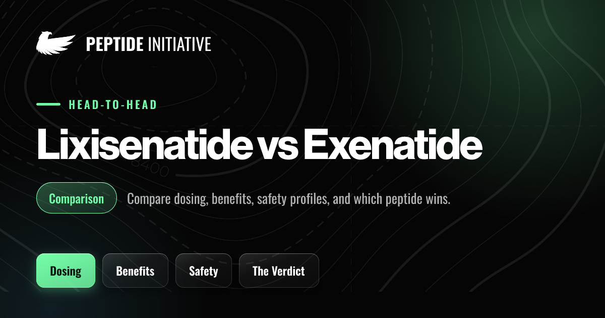 Lixisenatide vs Exenatide — Peptide Comparison | Peptide Initiative